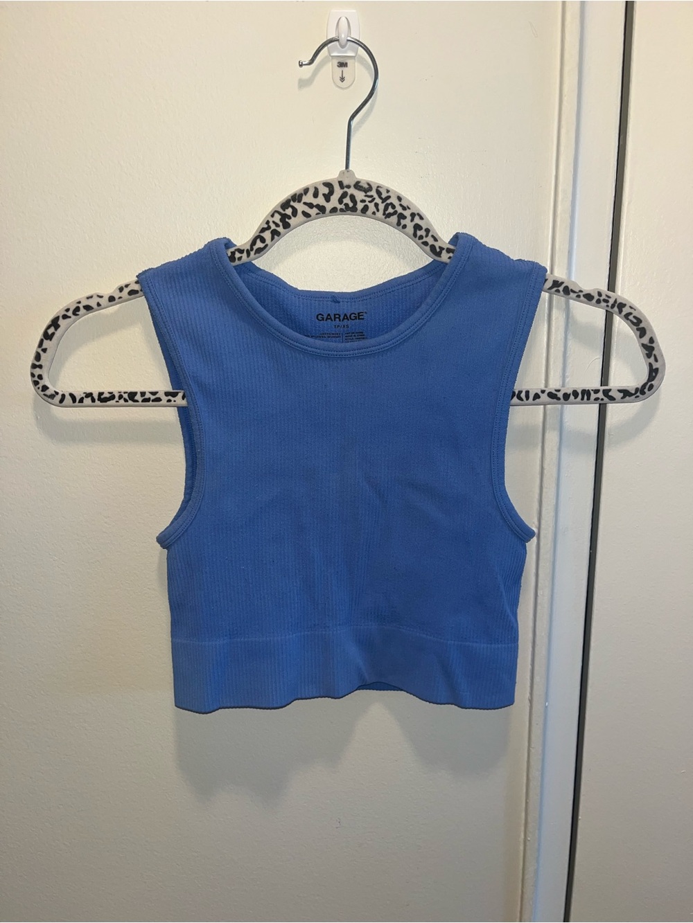 Ribbed cropped tank